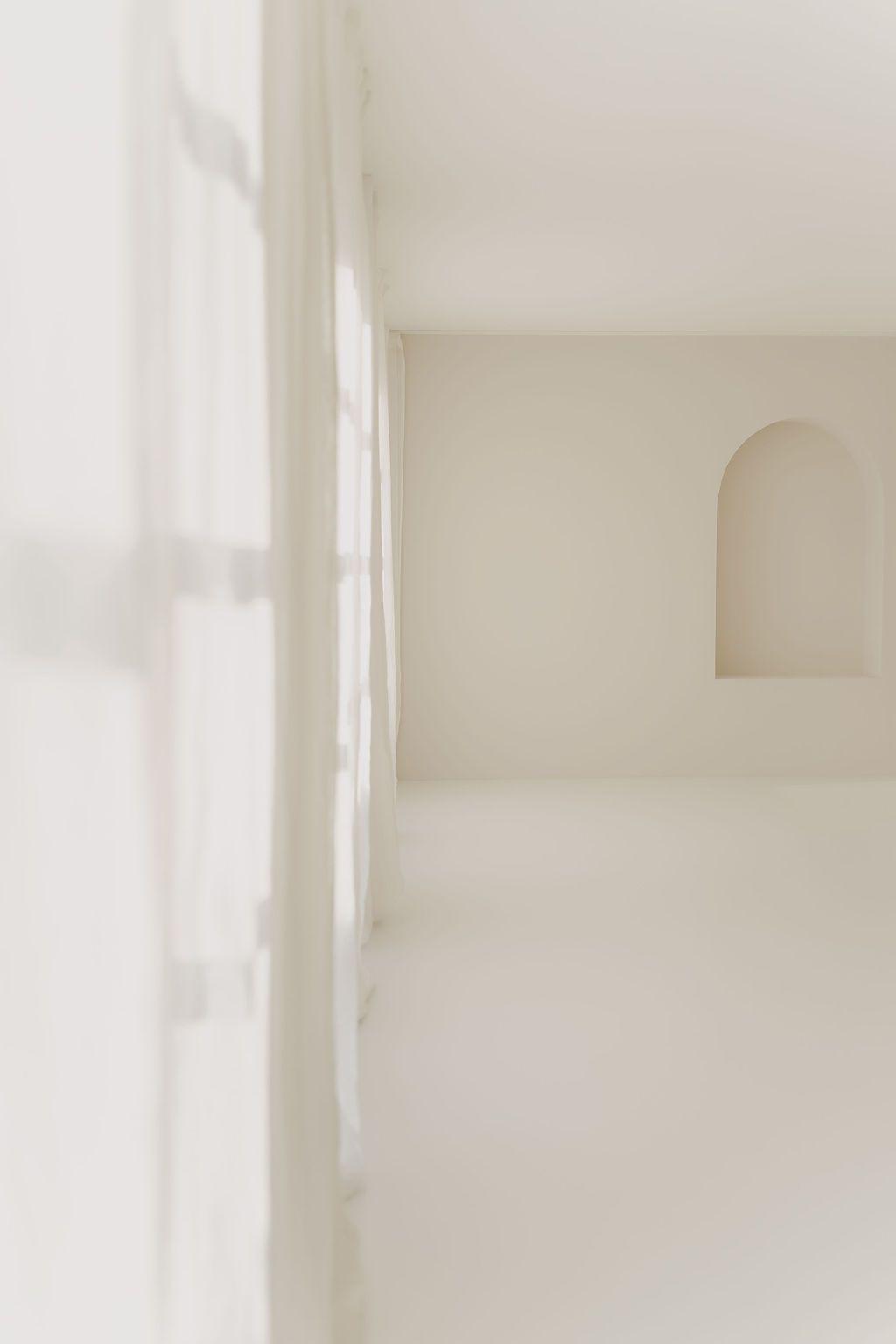 Landloft Tageslichtstudio in Blender - helles, minimalistisches Interieur mit natürlichem Licht